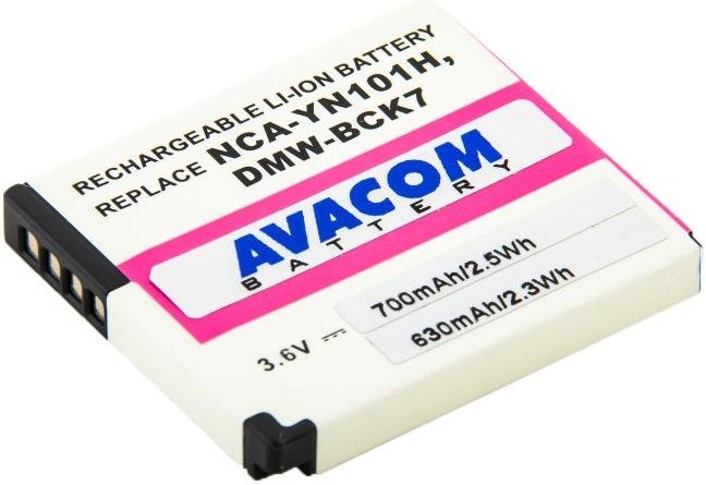 Avacom batéria pre Avacom batéria pre Panasonic DMW BCK7 Li Ion 3 6V