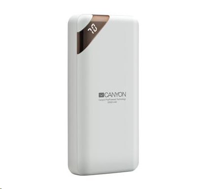 Canyon CNE CPBP20W Powerbank polymérová 20 000 mAh 2 x USB výstup