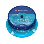 CD-R Verbatim 25 pack 52x/700MB/Extra Protection
