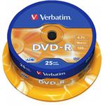DVD-R Verbatim 25 pack 16x/4.7GB