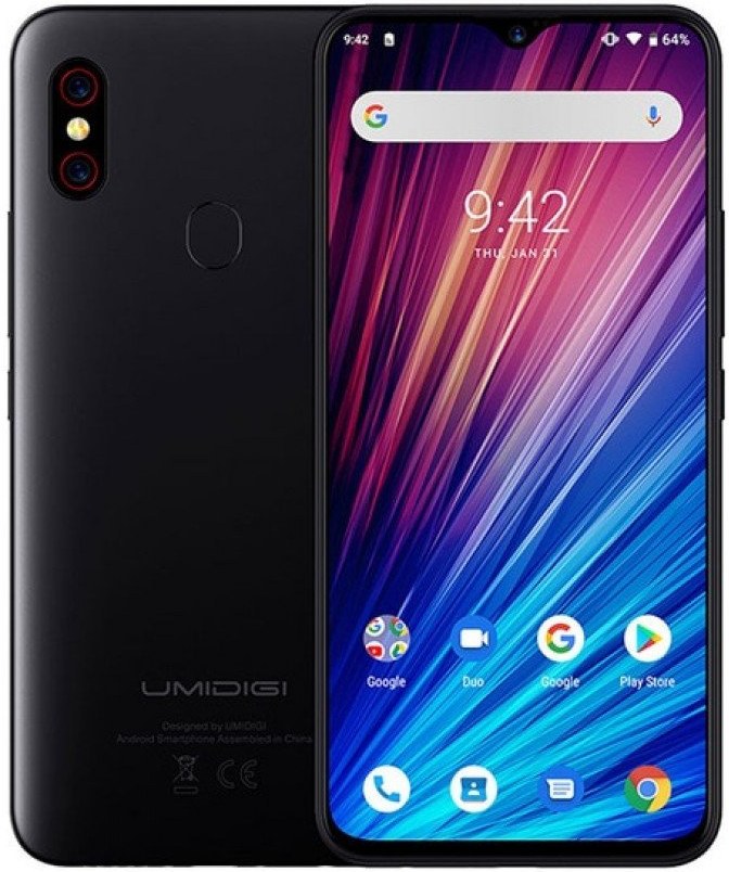 Umidigi F Gb Dual Sim Ierny Mobil V Predaj