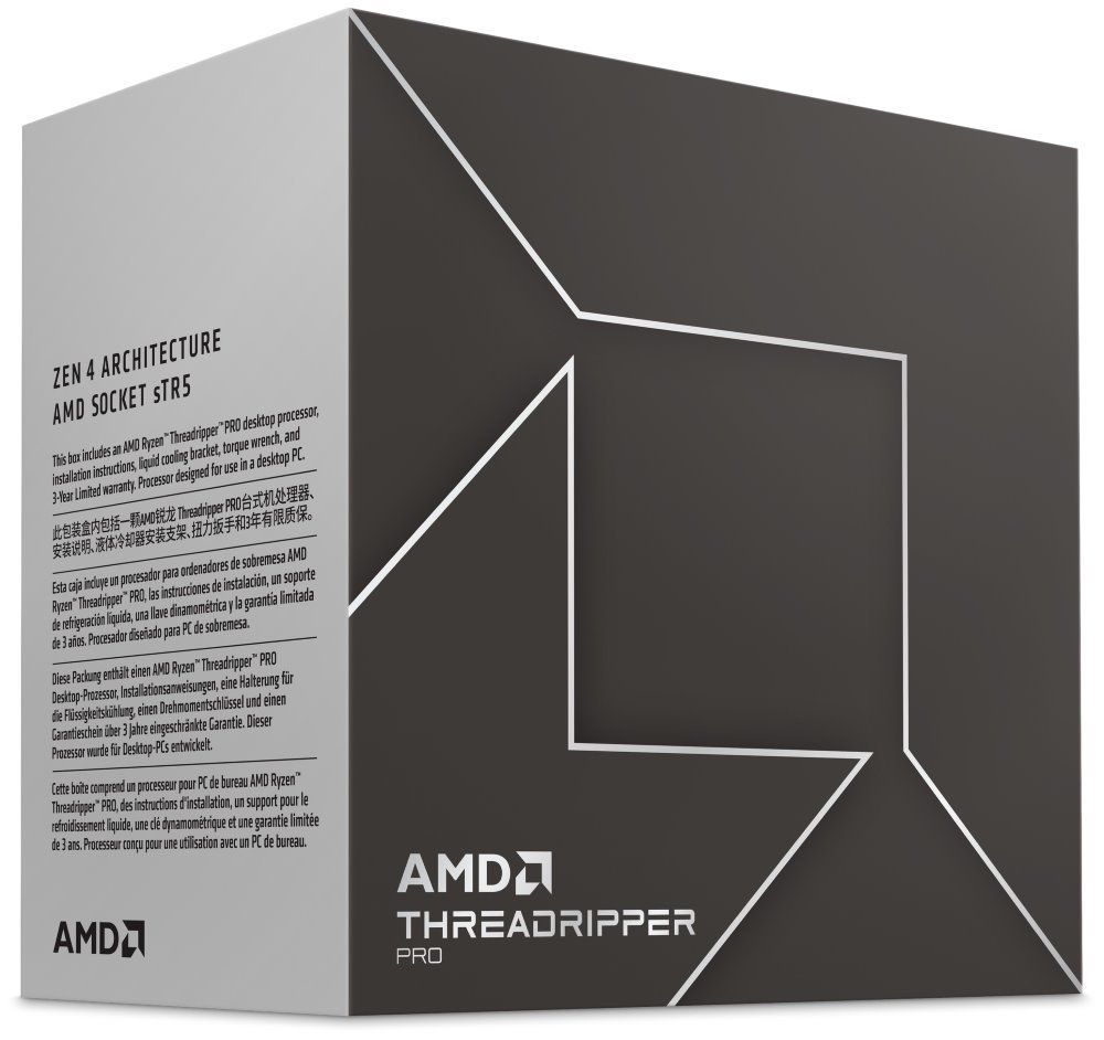 Amd Ryzen Threadripper Pro 7965wx Str5 Wrx90trx50 Max 53ghz 24c48t 152mb 350w 8791