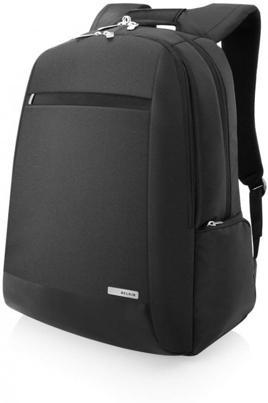 belkin laptop backpack 15.6 Slim Polyester for Laptops and Notebooks up to 15.4'' (Black / Light Gray) : Electronics BELKIN batoh Suit Line Collection