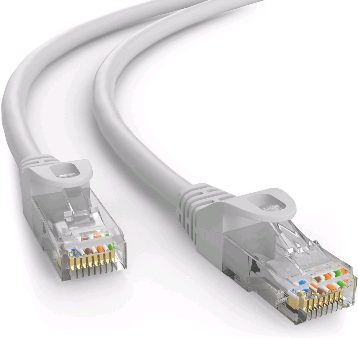 Kable Utp C-Tech patchcord Cat6, UTP, kábel, 1,5m, sivý