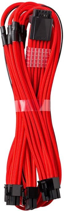 CableMod PRO ModMesh 12VHPWR auf 3X PCI-e Kabel - 45cm, schwarz/blau