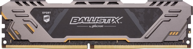 Crucial Ballistix Sport Lt Grau Dimm Kit 16gb Ddr4 3000 Crucial Ballistix Sport LT, DDR4, DIMM, 2666 MHz, 16 GB, CL16