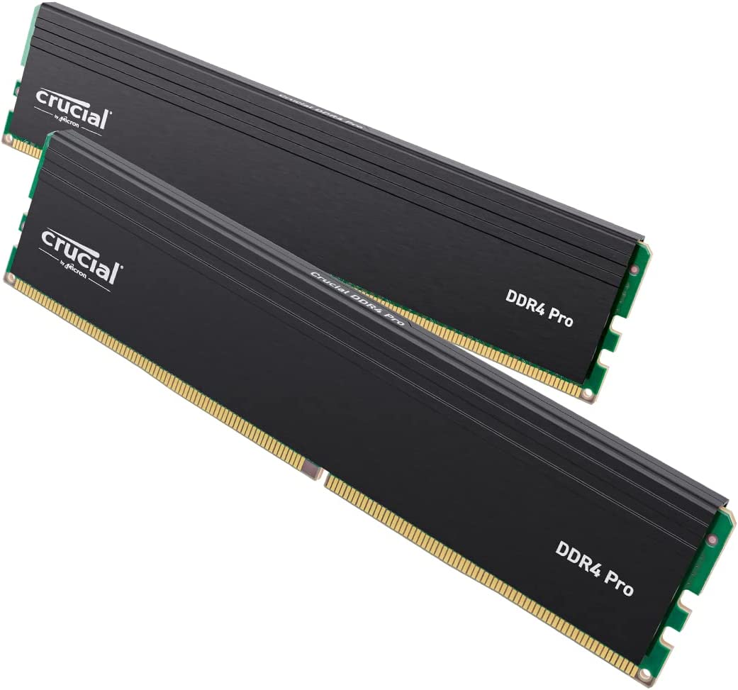 Crucial Pro DDR4 32GB 3200MHz CL22 2x16GB Black