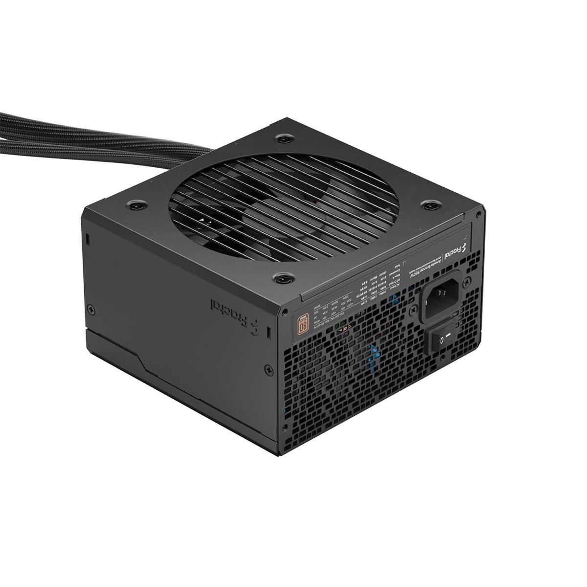 Alimentation PC Fractal Design Anode 550W Bronze - Certifiée 80 Plus Bronze, Semi-Modulaire, Garantie 5 Ans