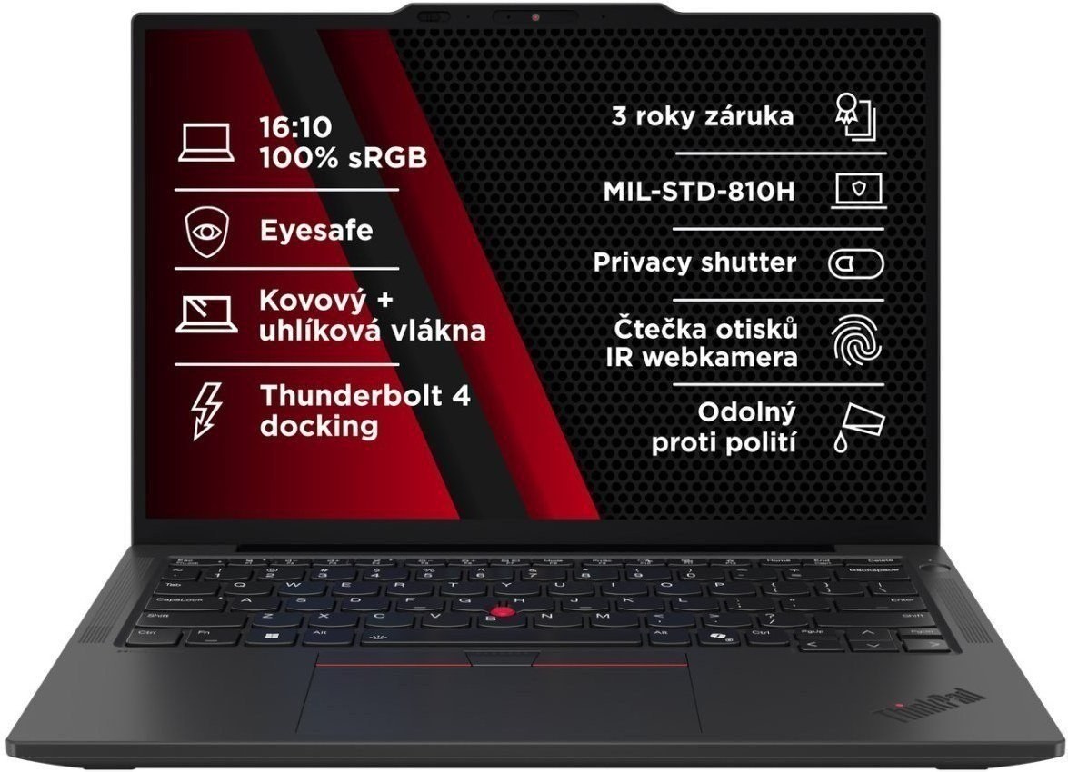 Lenovo ThinkPad X/X13 Gen 6/Ryzen AI 7 PRO 350/13,3"/WUXGA/32GB/1TB/AMD int/W11P/Black/3R On-Site 21RM0029CK