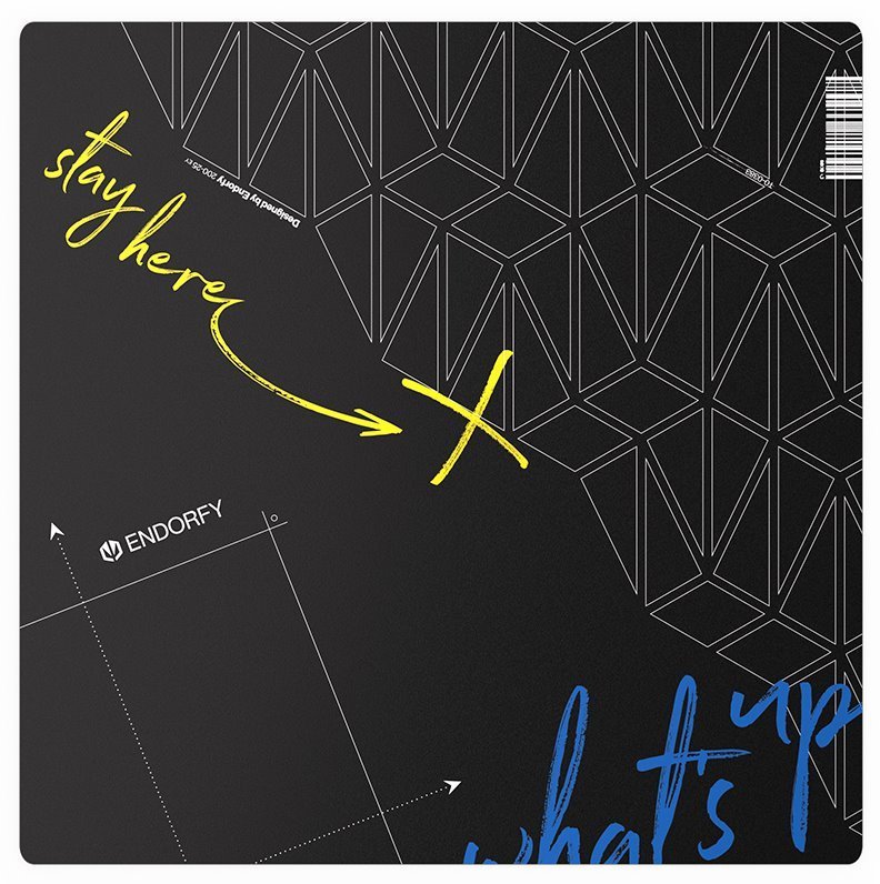 Endorfy ochranná podložka pod stoličku FP90S, čierna EY8G002