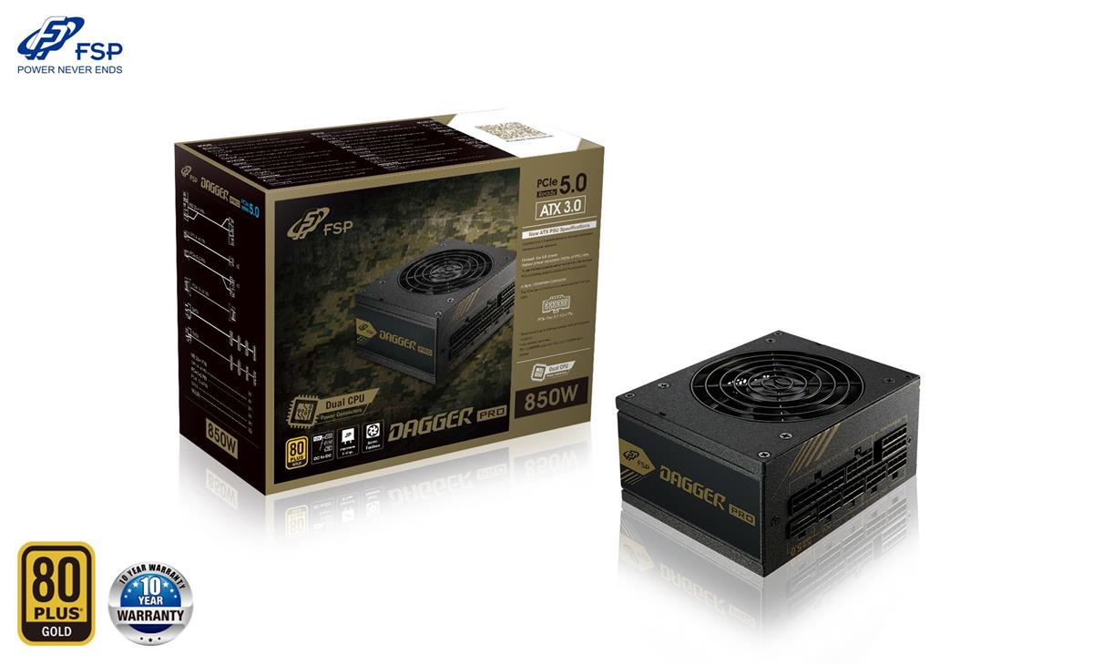 FSP DAGGER PRO, 850W, SFX, Gold, Modular PPA8503900