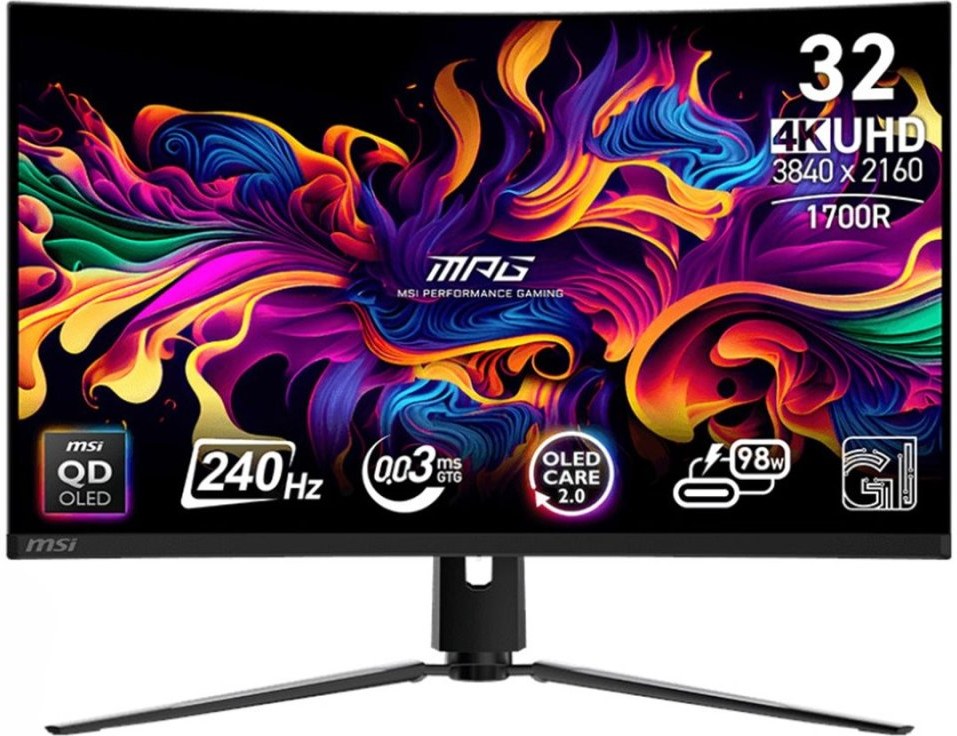 MSI MPG 321CURX QD-OLED, 31,5" MPG 321CURX QD-OLED