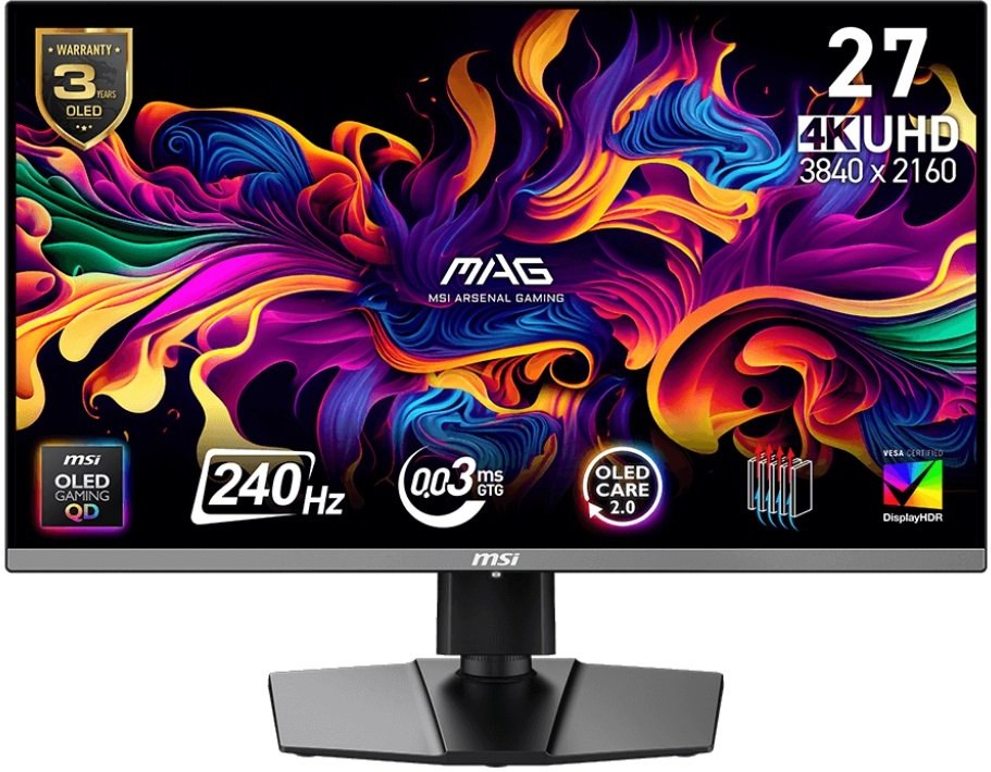 MSI MAG 272UP QD-OLED X24, 26,5" MAG 272UP QD-OLED X24