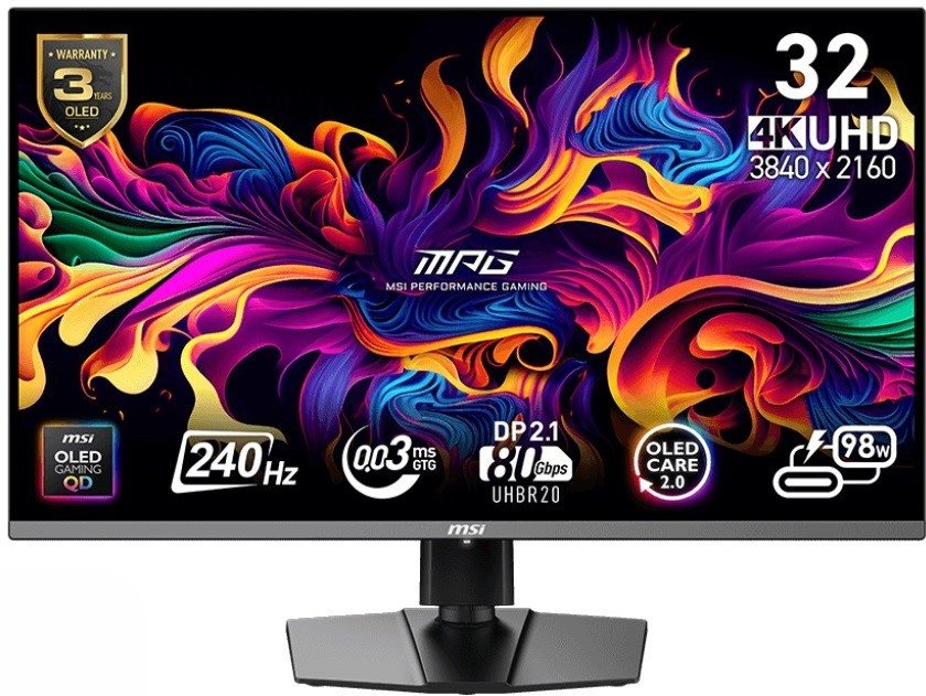 MSI MPG 322URX QD-OLED, 31,5" MPG 322URX QD-OLED