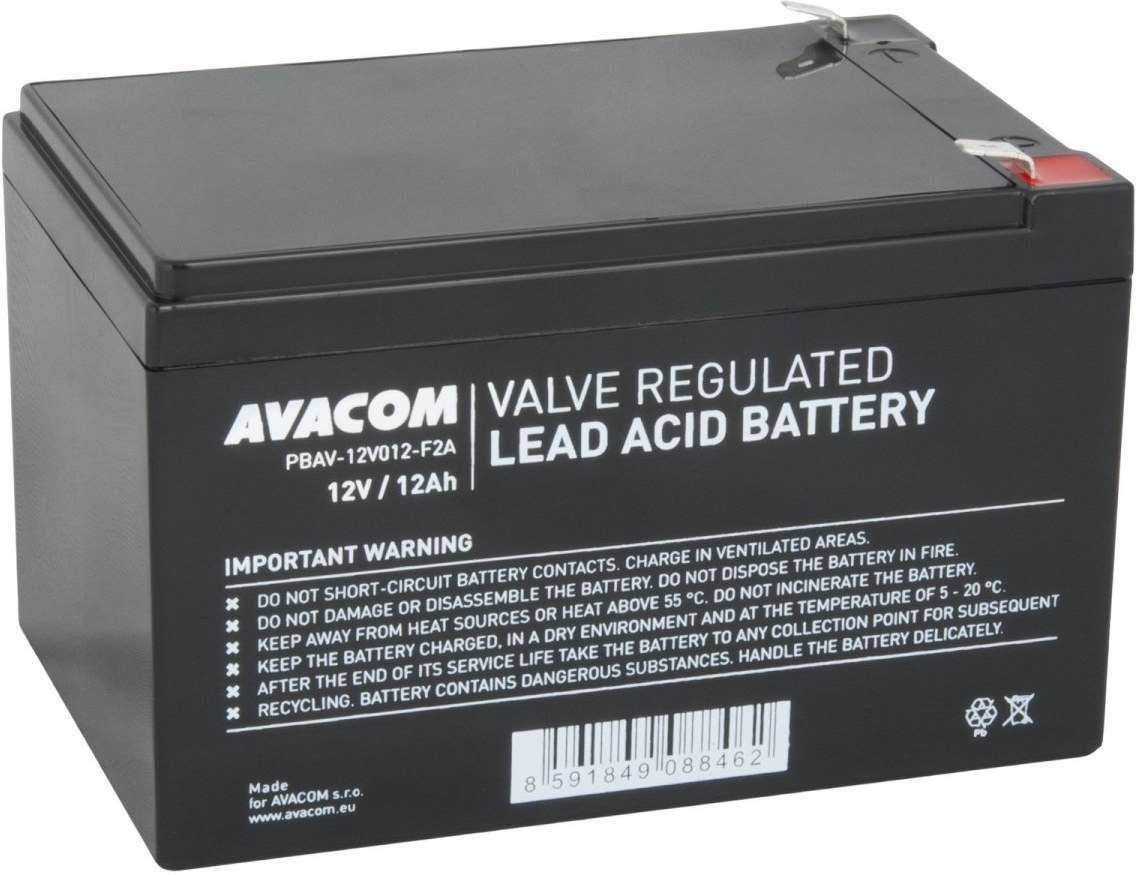 Avacom batéria 12V 12Ah F2 (PBAV-12V012-F2A) PBAV-12V012-F2A