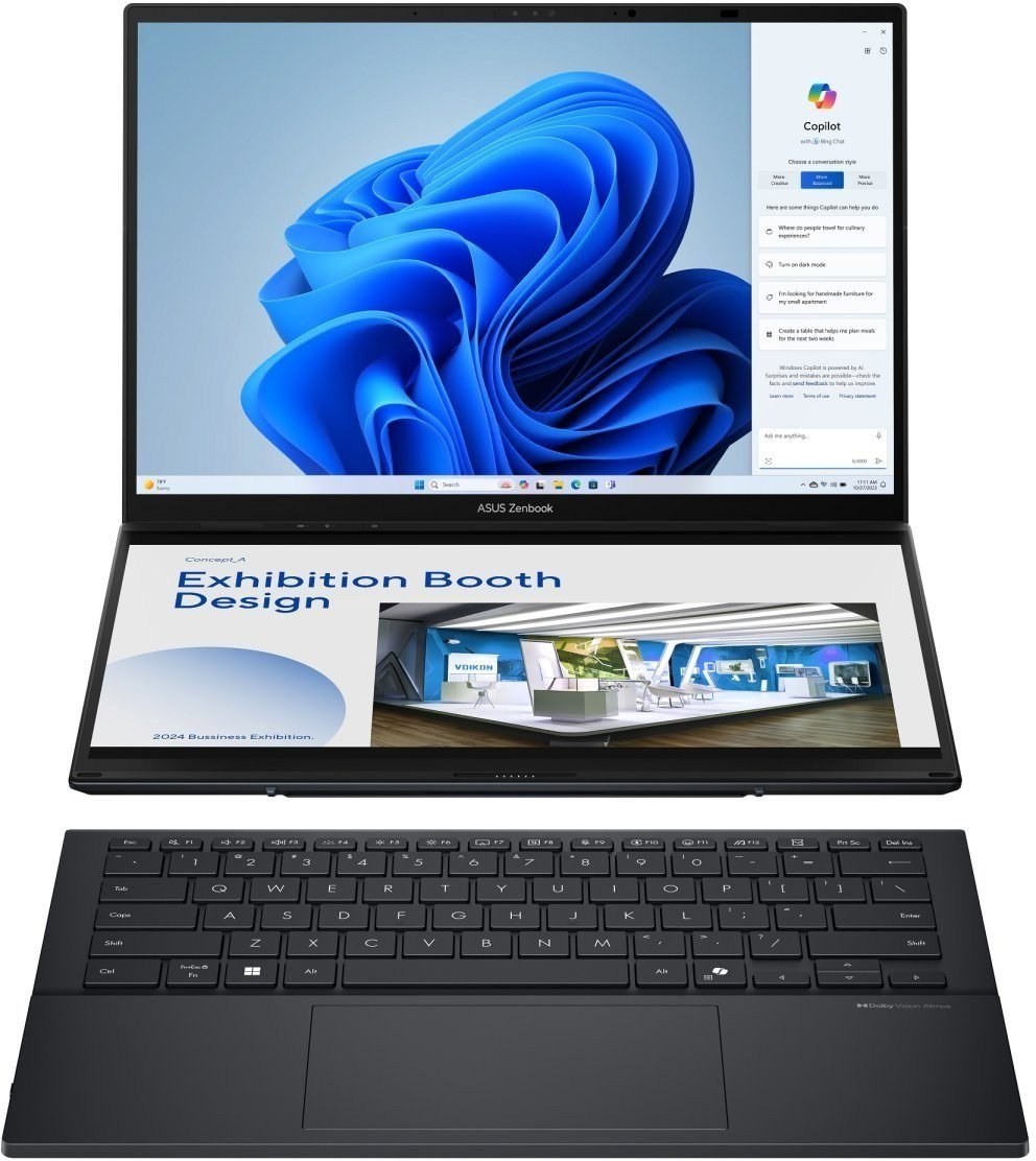 Asus ZenBook DUO, UX8406CA-OLED088W, sivý, DEMO UX8406CA-OLED088W-DEMO