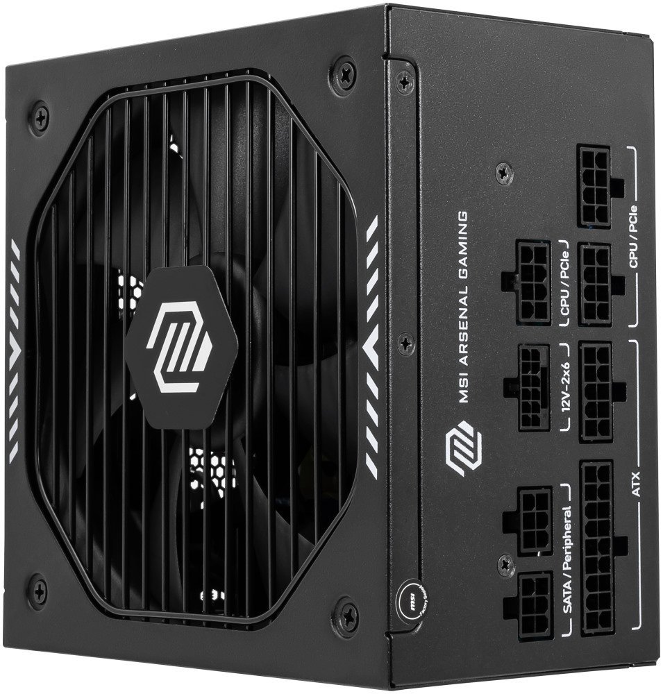 MSI zdroj MAG A650GLS PCIE5/ 650W/ ATX3.1/ akt. PFC/ 7 let celk. záruka/ 135mm fan/ modulární kabeláž/ 80PLUS Gold 306-7ZPHY11-HD8
