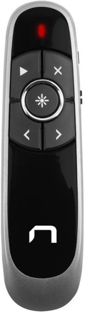 Natec WARBLER 2, bezdrôtový laserový prezentér, sivý NWL-2311