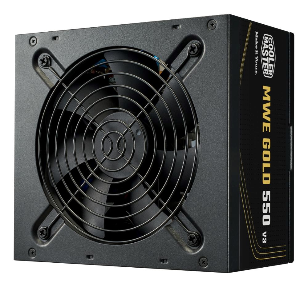 Cooler Master zdroj MWE Gold 550W V3, 120mm, 80+ Gold, ATX 3.1 MPE-5502-ACAAG-3BEU