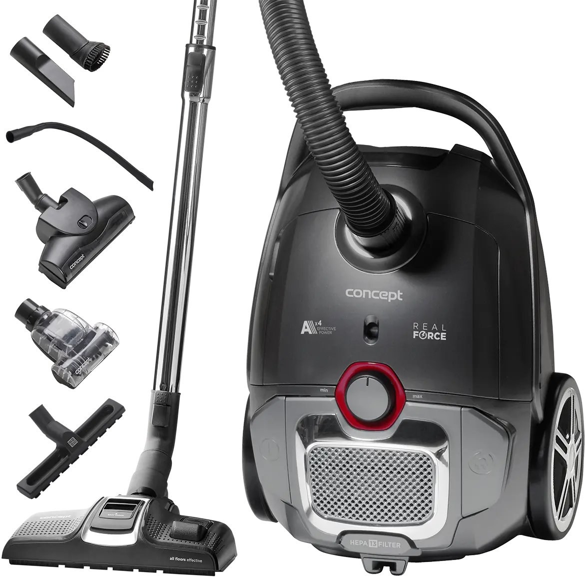 Concept VP8290 REAL FORCE, 700 W, vreckový vysávač vp8290