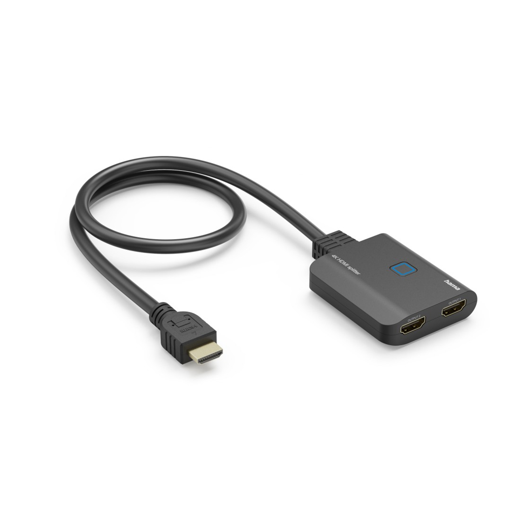 Hama HDMI 4K rozbočovač, 1 vstup, 2 výstupy, (rozbalené) 205284-ROZ