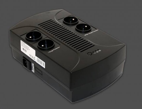 UPS - Eurocase EA200PLUS EVO2 850VA LINE INTERACTIVE 4x esk" z"suvka, RJ11, USB data EA200PLUS EVO2 850VA