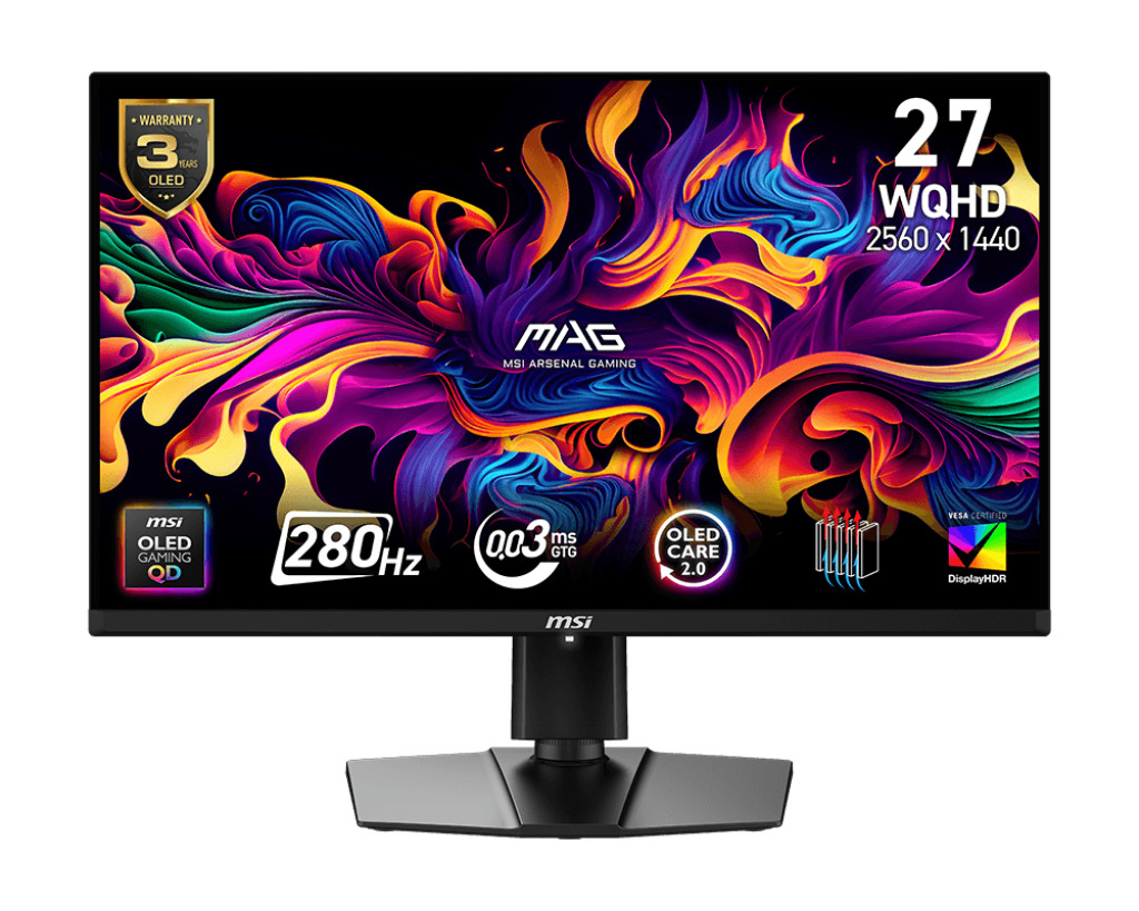 MSI MAG 271QP QD-OLED X28, 26,5" MAG 271QP QD-OLED X28
