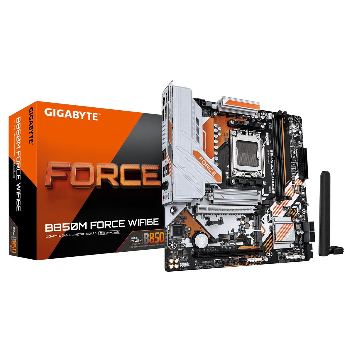 GIGABYTE B850M FORCE WIFI6E/AM5/mATX B850M FORCE WF6E