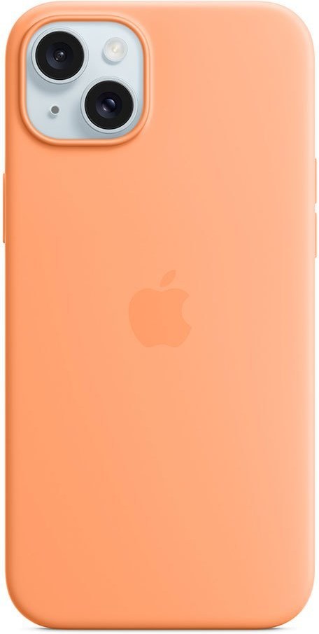 Apple silikónový kryt s podporou MagSafe pre iPhone 15 Plus, oranžový mt173zm/a