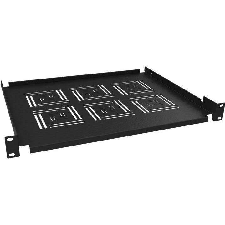 SOLARIX UP-03-B, 19" Polica do rozvádzača 1U 350mm UP-03-B