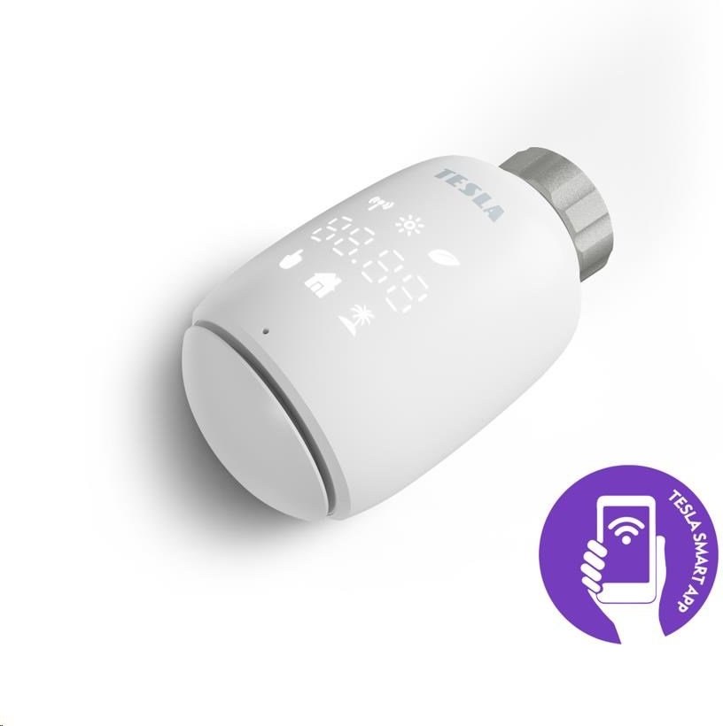 Tesla Smart Thermostatic Valve TV500 (rozbalené) TSL-TRV500-TV05ZG-LDU