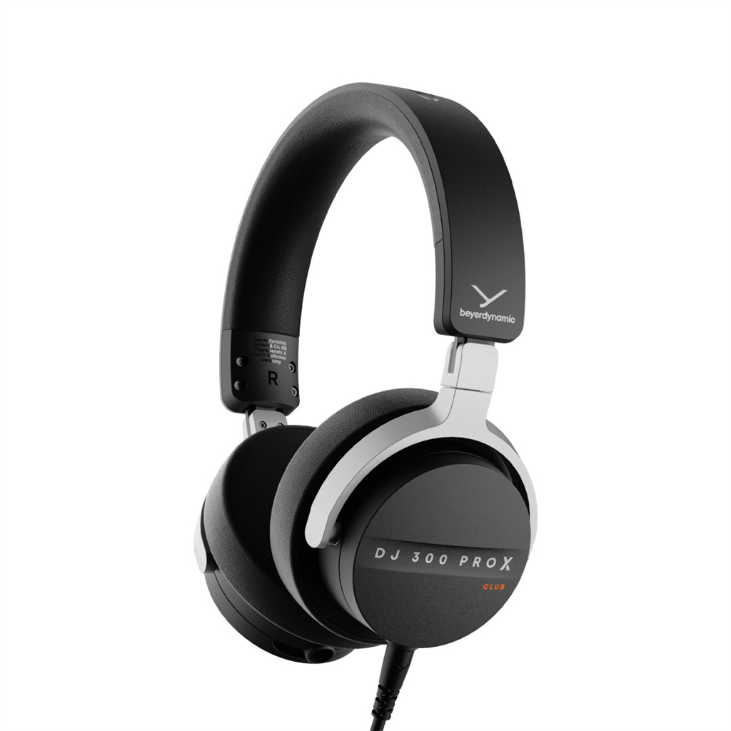 Beyerdynamic DJ 300 PRO X CLUB, káblové On/Over-Ear slúchadlá, čierne DJ 300 PRO X CLUB
