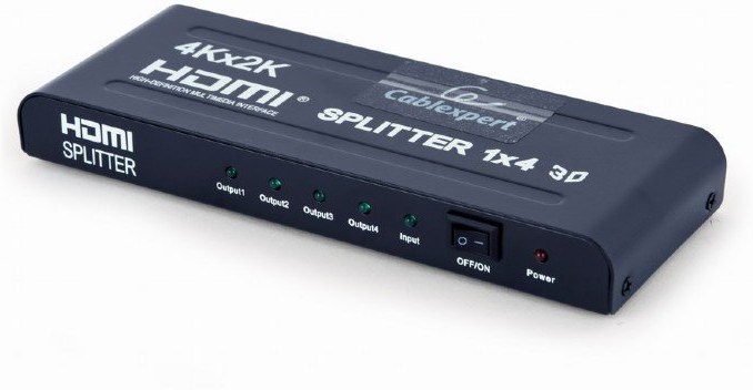 Gembird 4-Portový HDMI splitter DSP-4PH4-02