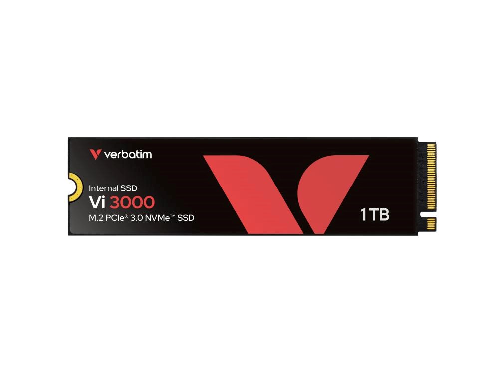 VERBATIM SSD Vi3000 Internal PCIe NVMe M.2 SSD 1TB , W 3000/ R 3300 MB/s 49375