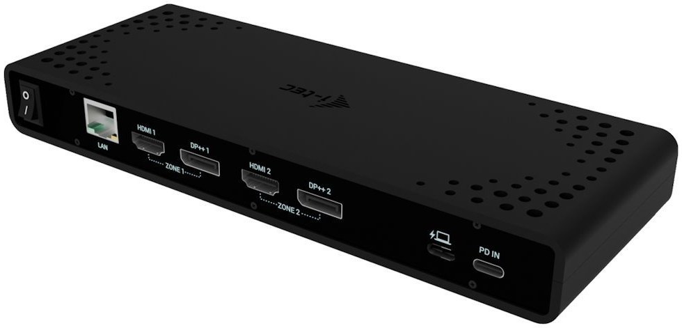 i-Tec Universal dokovacia stanica  Dual 4K Display, Power Delivery 85W CADUA4KDOCKPDB