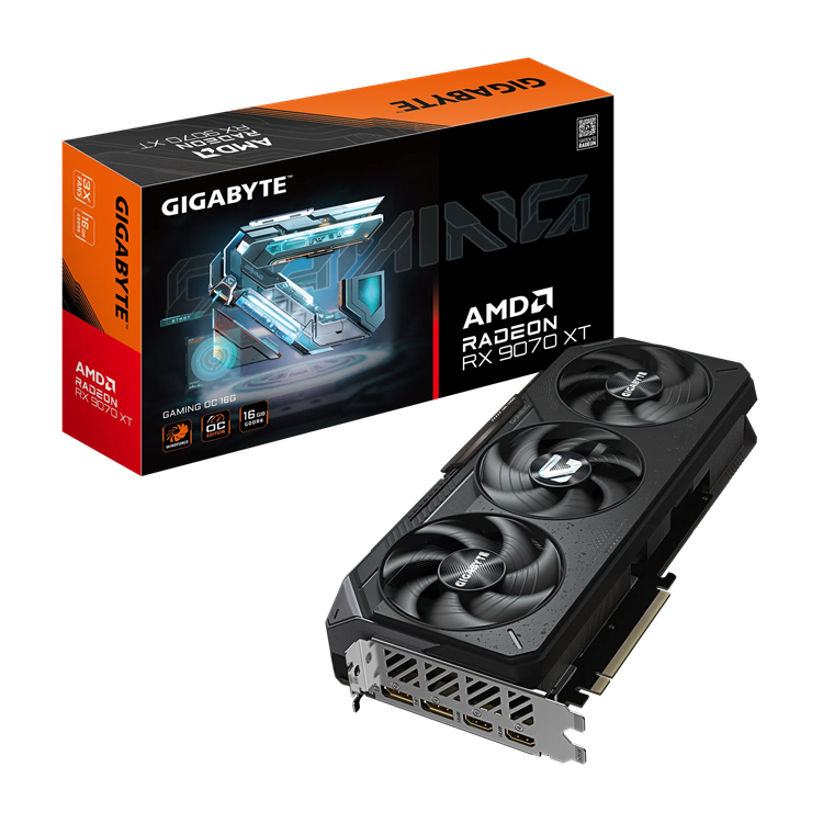 GIGABYTE Radeon™ RX 9070 XT GAMING 16G GV-R9070XTGAMING-16GD