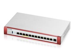 Zyxel USG FLEX 500H Series, User-definable ports with 2*2.5G, 2*2.5G (PoE+) & 8*1G, 1*USB with 1 YR Entry Defense Pack USGFLEX500H-EU0101F