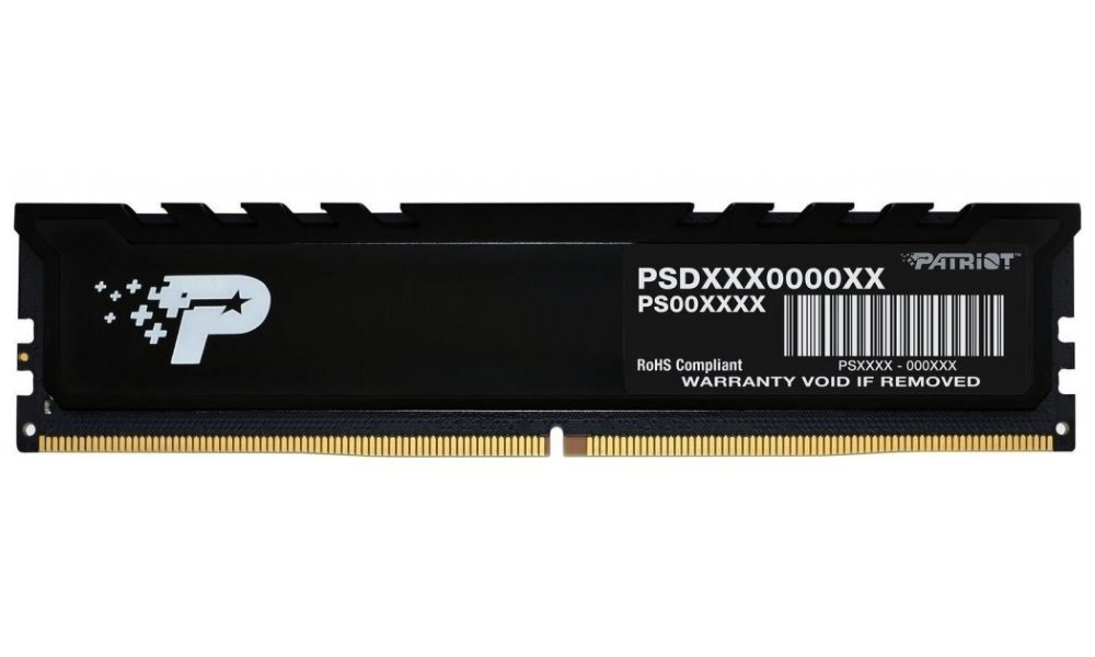 PATRIOT Signature Premium 12GB DDR5 5600MT/s / DIMM / CL46 / 1,1V PSP512G56041H1