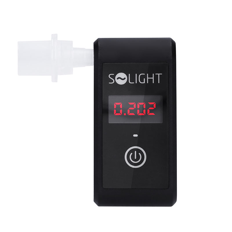 Solight 1T09, alkohol tester mini, Fuel Cell, 0,0 - 5,0‰ BAC,citlivosť 0,08‰ 1T09