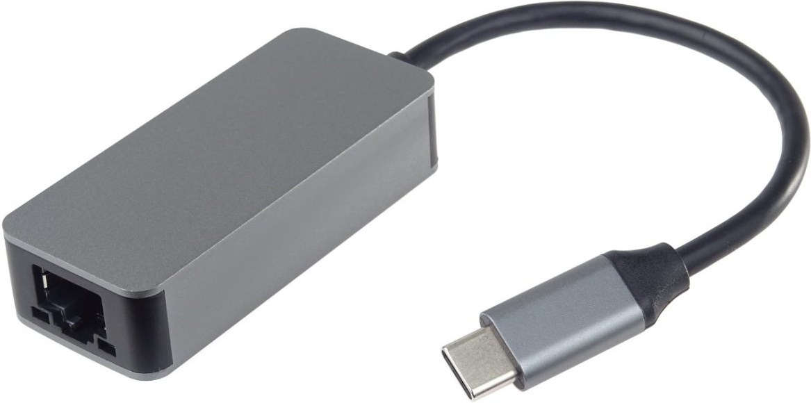 PremiumCord sieťový adaptér USB-C - RJ45, 2,5G/1000 Mbps, Aluminium 8592220023065
