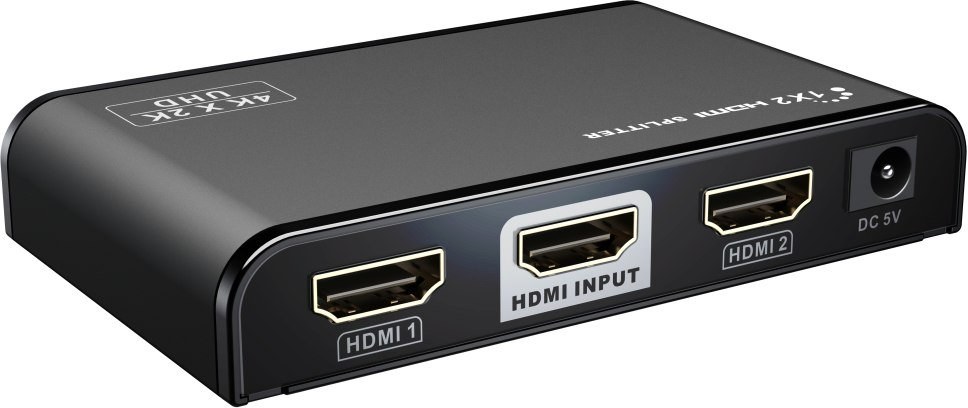 PremiumCord HDMI 2.0 splitter 1-2 porty, 4K x 2K/60Hz, FULL HD, 3D khsplit2f
