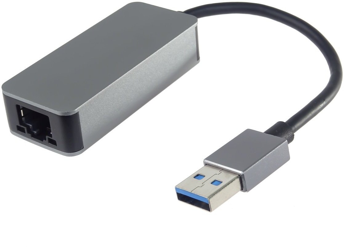 PremiumCord sieťový adaptér USB-RJ45, 2,5G/1000 Mbps, Aluminium 8592220023058