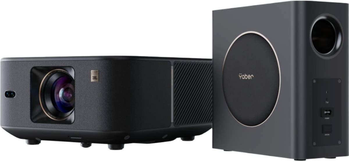 Yaber K3 Pro, domáci projektor, JBL repro subwoofer, čierny K3 Pro