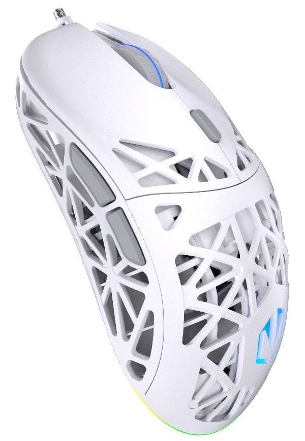 Endorfy myš LIV Onyx White / PAW3311 / Khail GM 4.0 / ARGB / drátová / ultralehká / bílá EY6A021