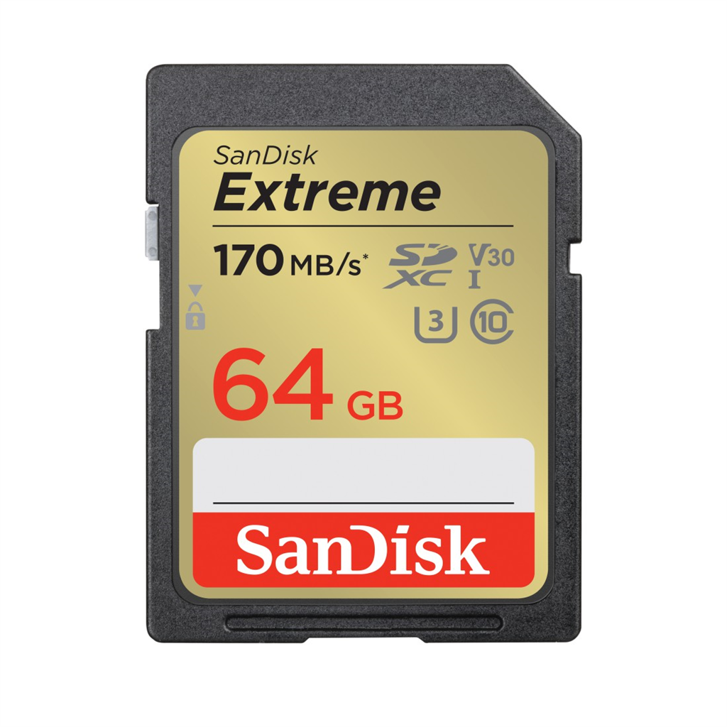 SanDisk Extreme SDXC 64GB SDSDXV2-064G-GNCIN