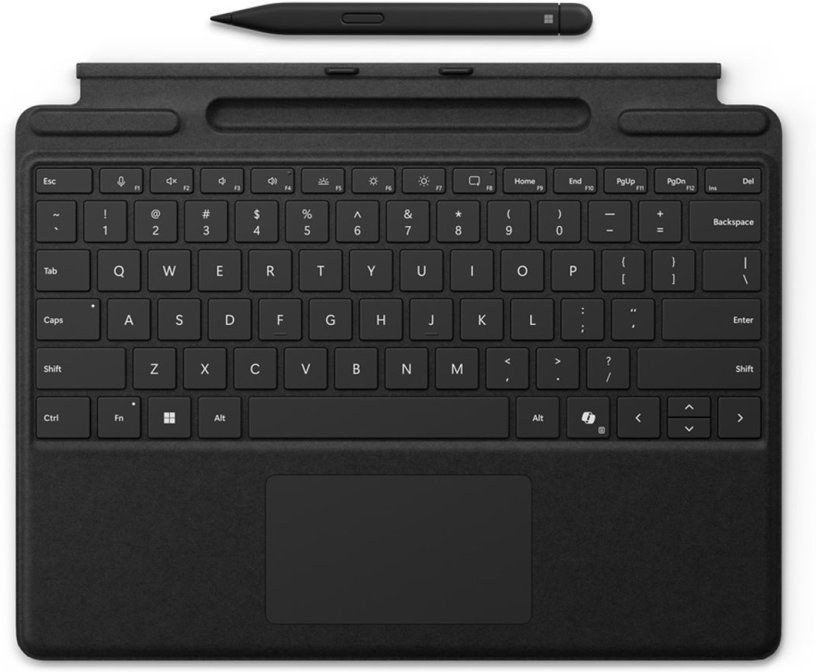 MS Surface Pro Keyboard + Slim Pen CM, Slim Pen, Pen Storage, Copilot Button, CZ/SK, Black 8X8-00163?CZ