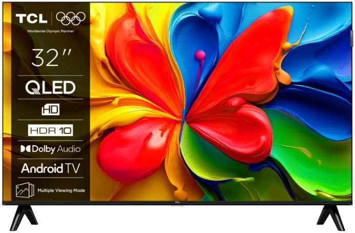 TCL 32S4K SMART TV, QLED, HD, AndroidTV, 32" (80cm) 32S4K