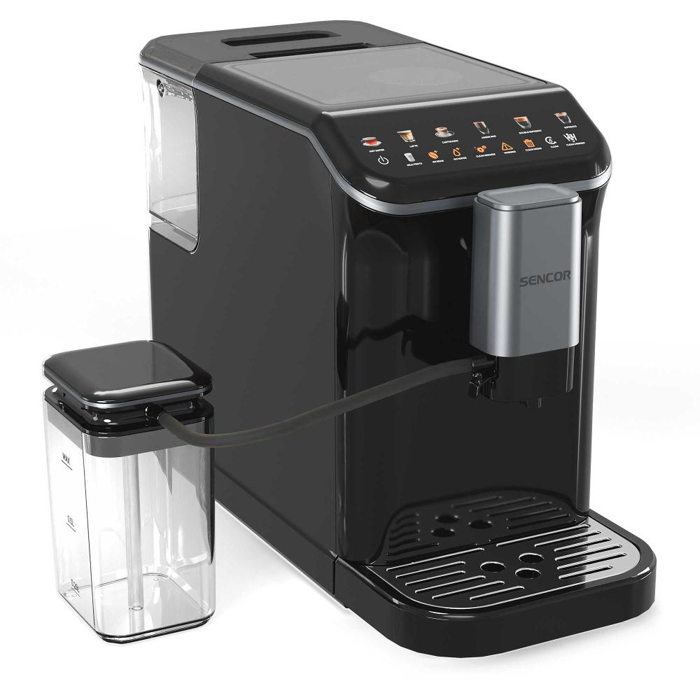 Sencor SES 8100BK, plne automatický kávovar na Espresso/Cappuccino SES 8100BK