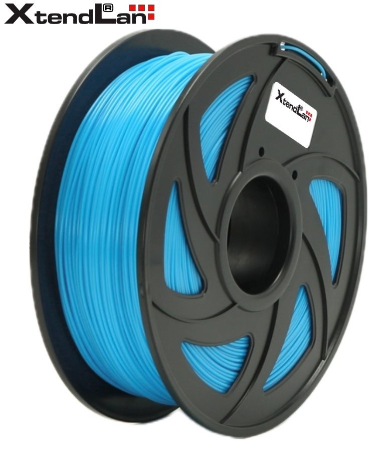 XtendLAN PLA filament 1,75mm ledově modrý 1kg 3DF-PLA1.75-LBL 1kg