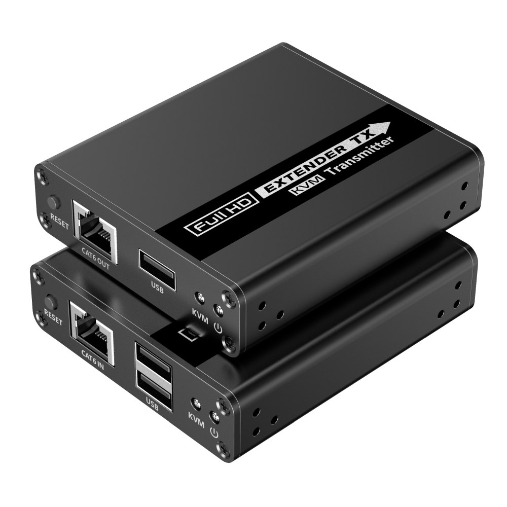 PremiumCord HDMI KVM extender 4K a FULL HD 1080p na 70m s prenosom USB 8592220021030